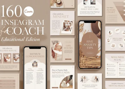Instagram Coach 4in1 Bundle CANVA 4