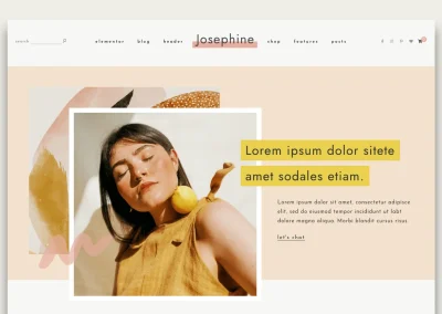Josephine – Feminine WordPress Theme