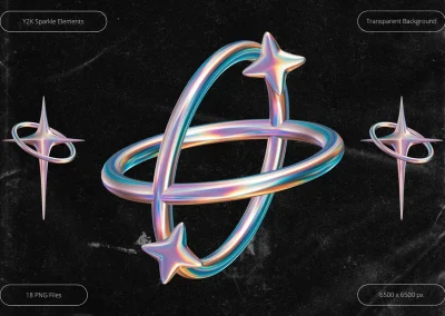 Y2K Sparkle Elements 2