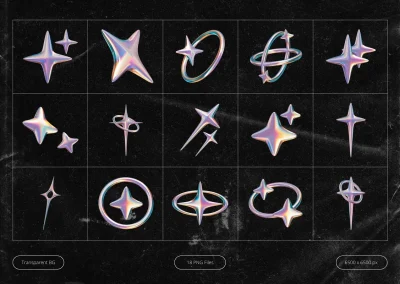 Y2K Sparkle Elements 4